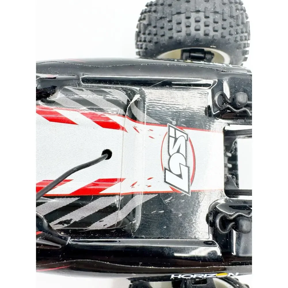 Losi Micro Truggy 1/24 Scale Electric RTR 4WD White Black Stadium Truck ONLY RC
